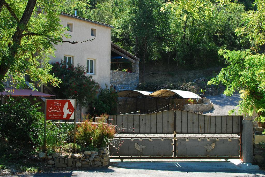 Le Mas De La Colombe Grospierres Esterno foto